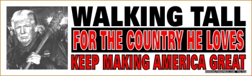 Walking Tall-For The Country He Love-Keep Making America Great