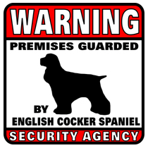English Cocker Spaniel Security Agency