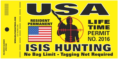 USA ISIS Hunting - Life Time Permit