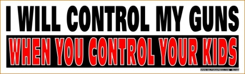 I Will Control My Guns - When You Control Your Kids