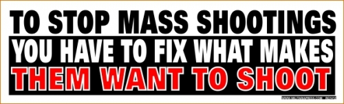To Stop Mass Shootings You Have To Fix What Makes Them Want To Shoot