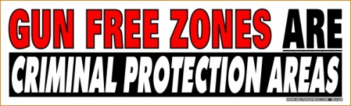 Gun Free Zones Are Criminal Protection Areas