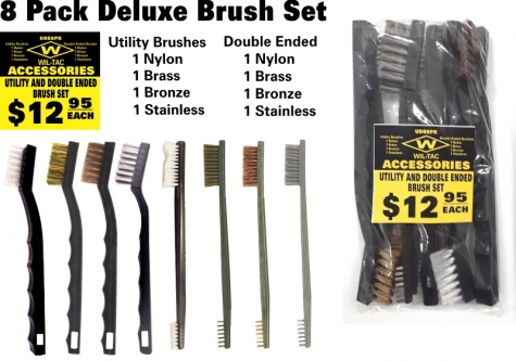 8 Pack Deluxe Brush Set
